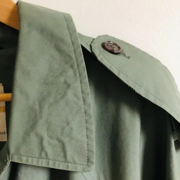 Vintage London Fog Water Repellent Trench Rain Coat - Picture 12 of 16